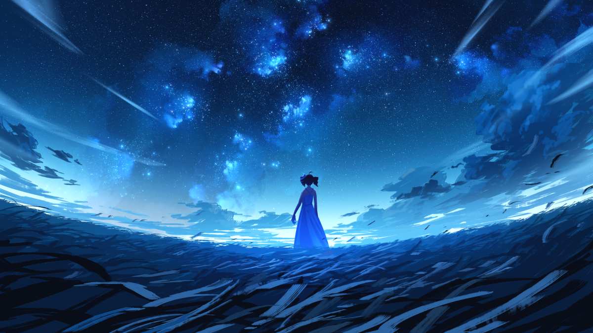 星空下的沉思
