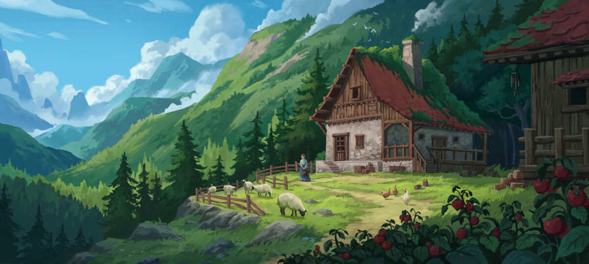 山间小屋