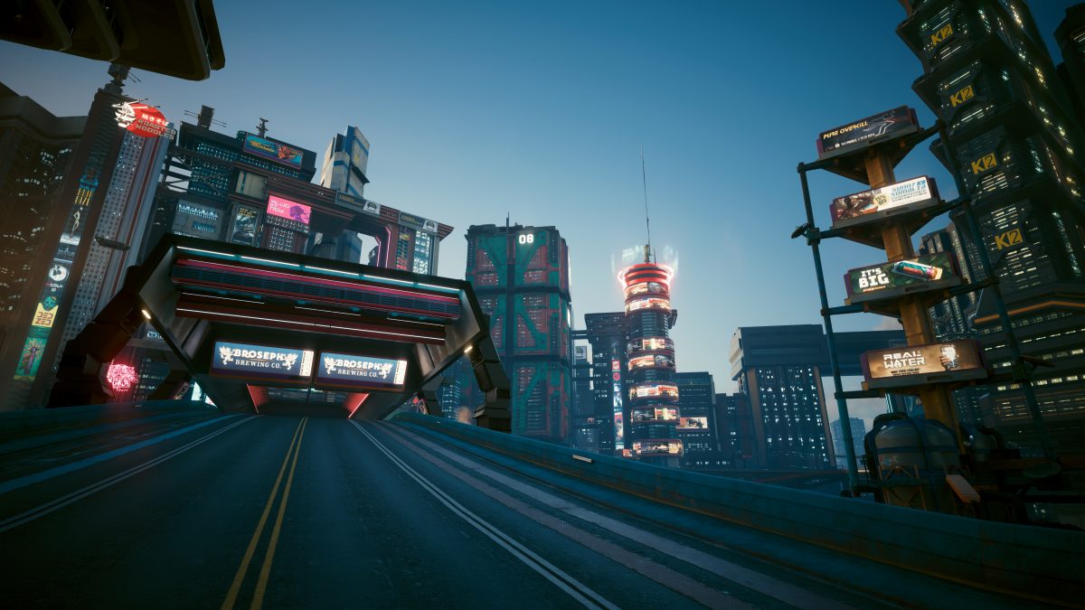赛博朋克都市风景