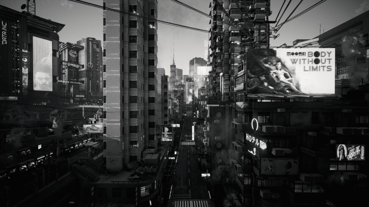 赛博朋克都市风景