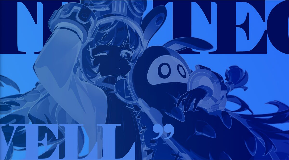 蓝色调动漫角色壁纸