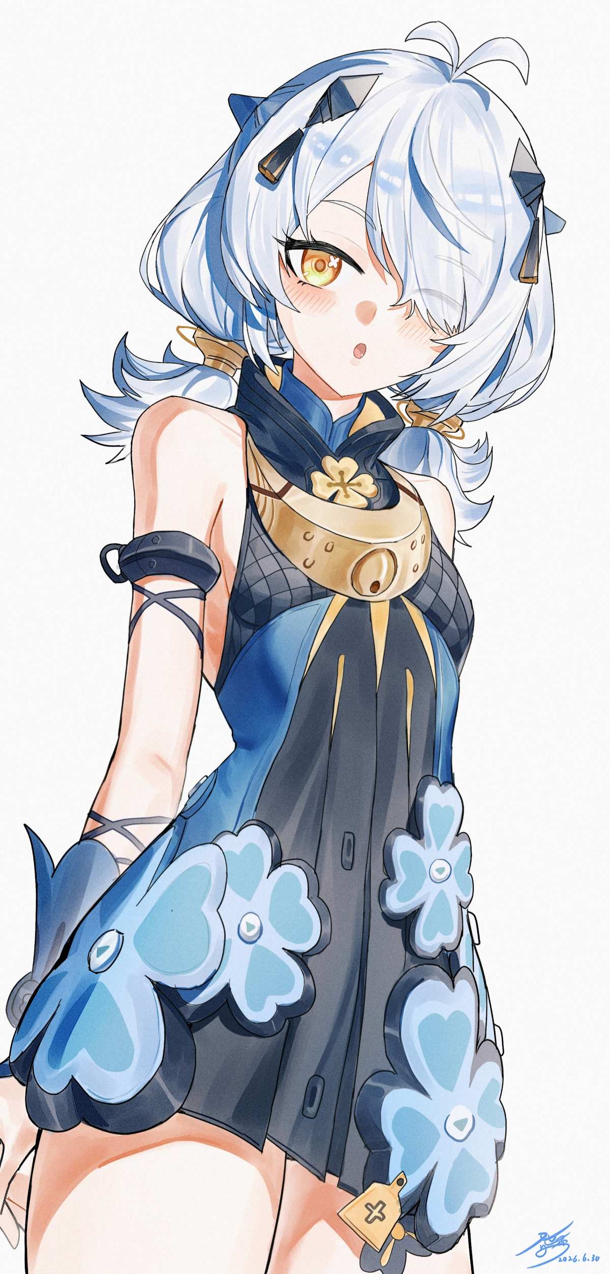 银发少女游戏角色壁纸