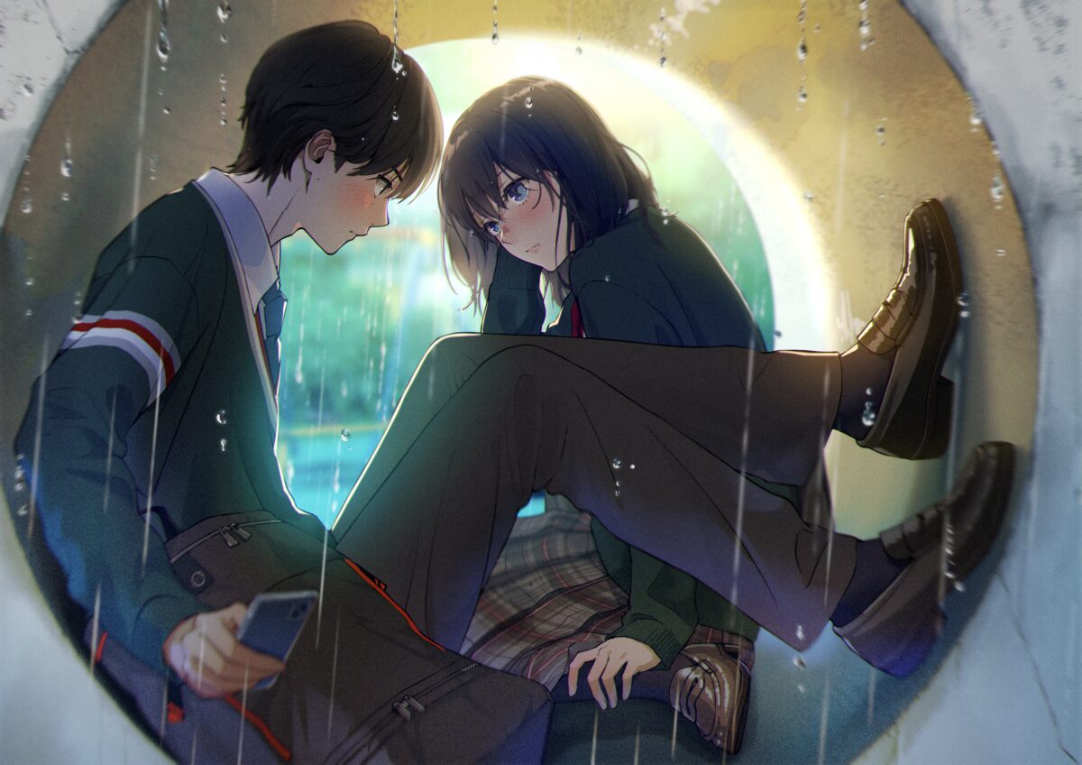 雨中友谊