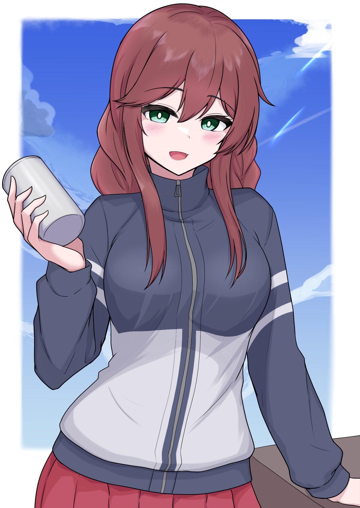 红发绿眼女孩