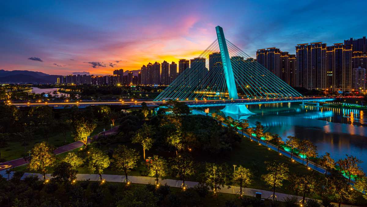 福州日落美景