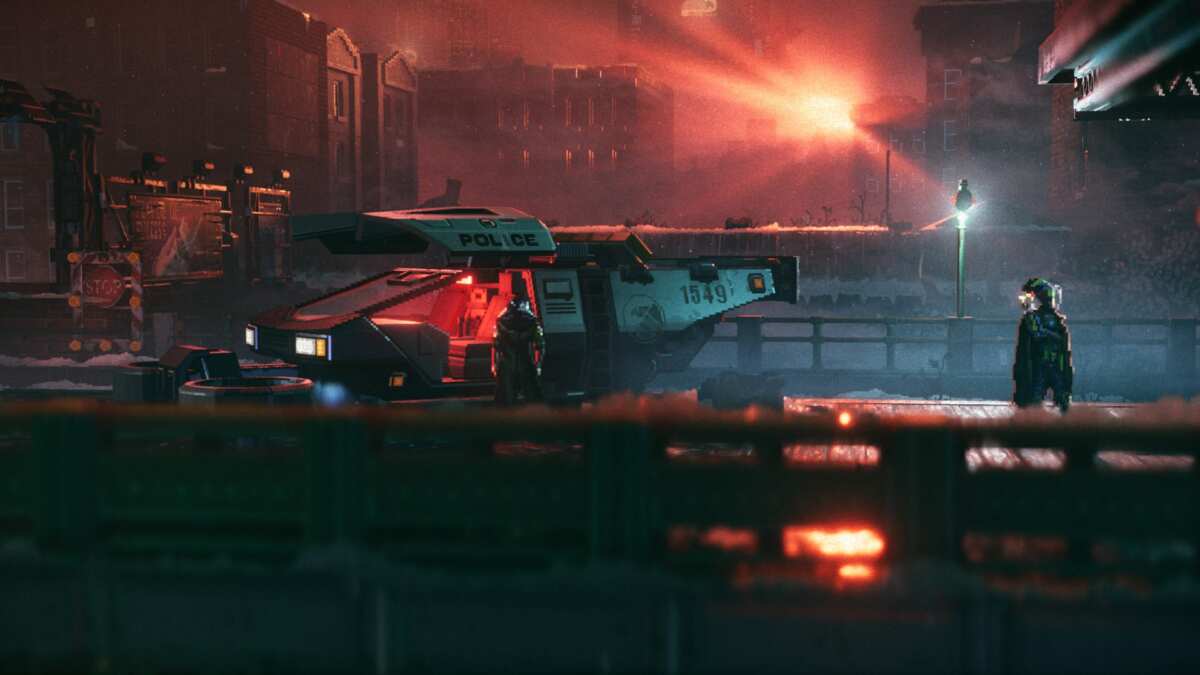 未来都市夜景