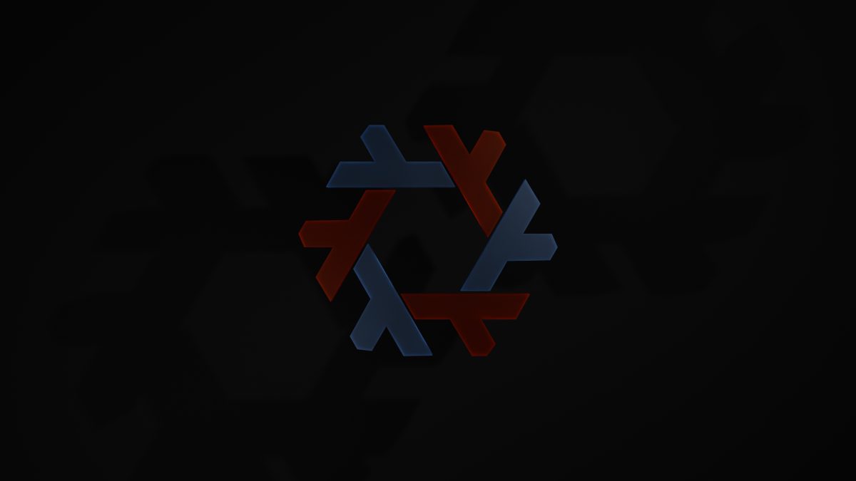 深色几何图案壁纸
