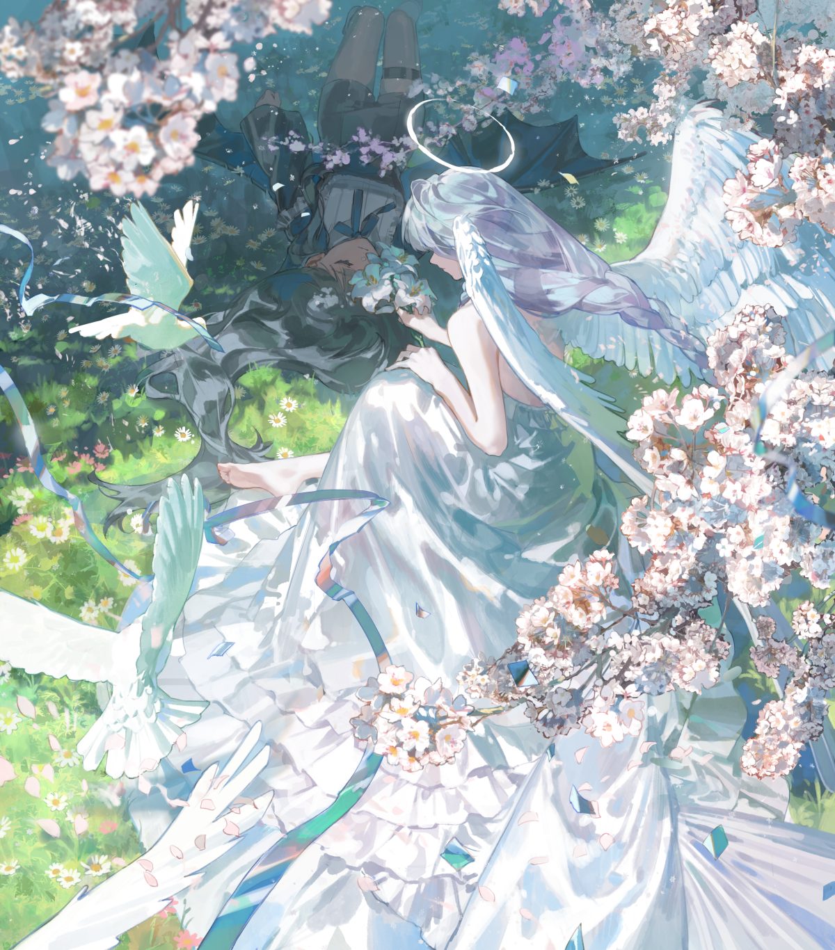 天使与樱花