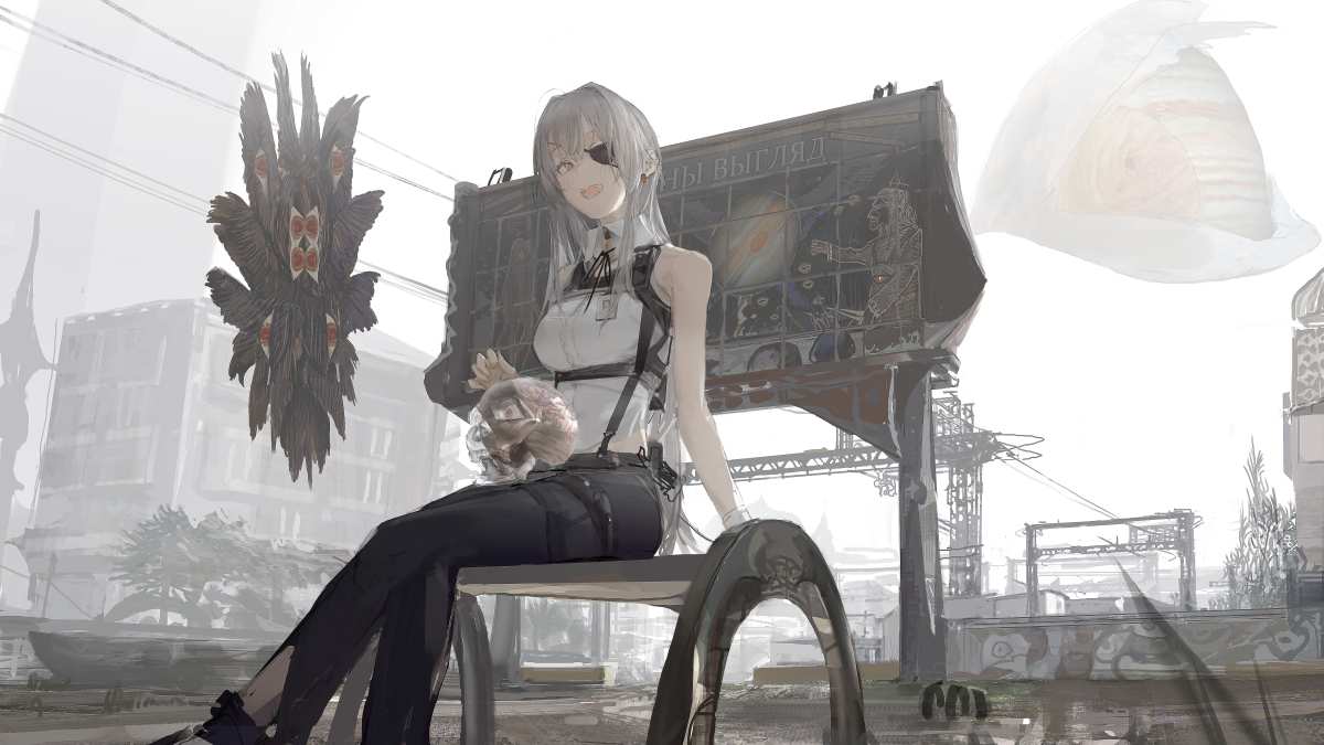 银发少女与未来都市