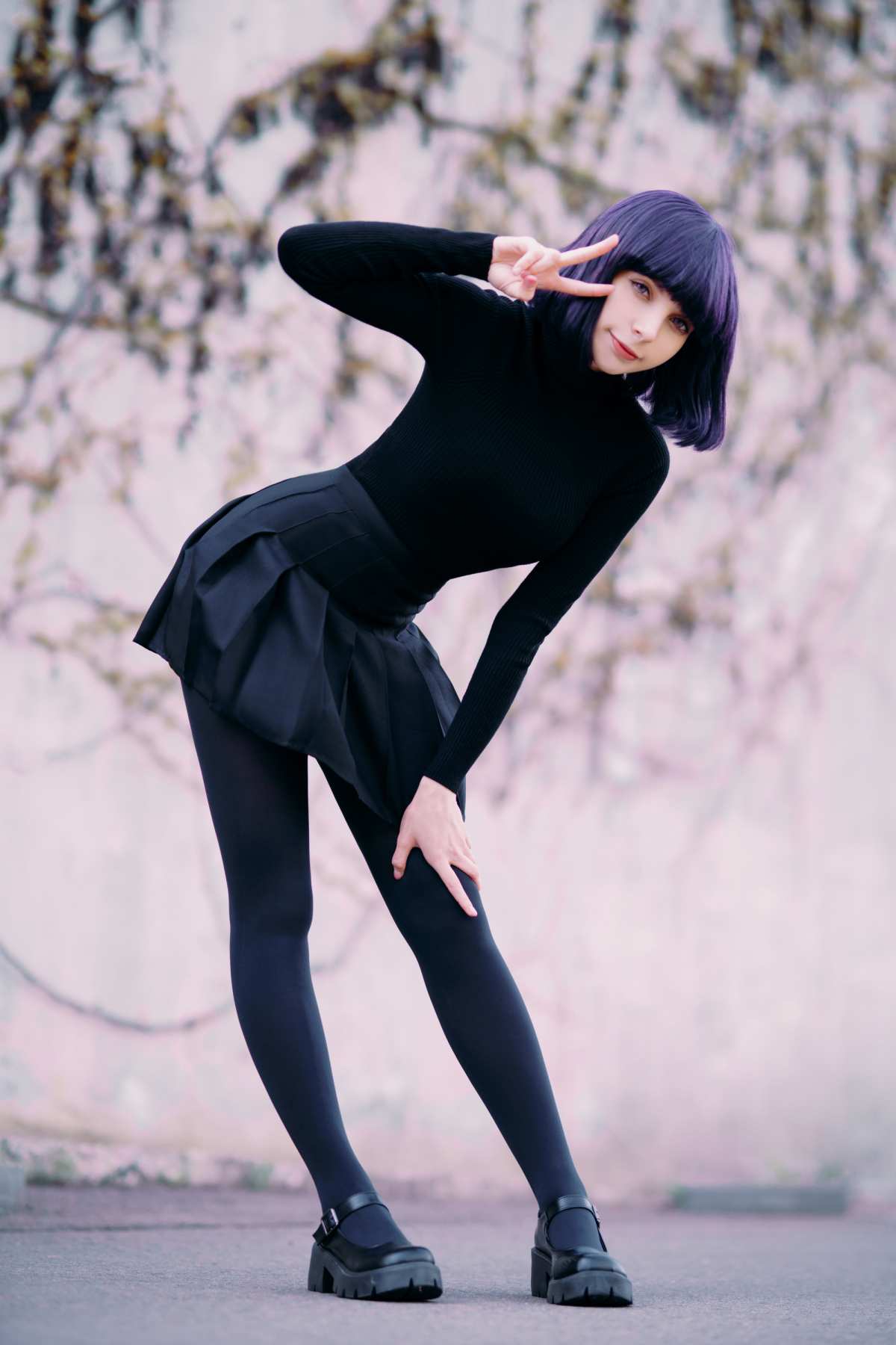 紫发女孩动态壁纸