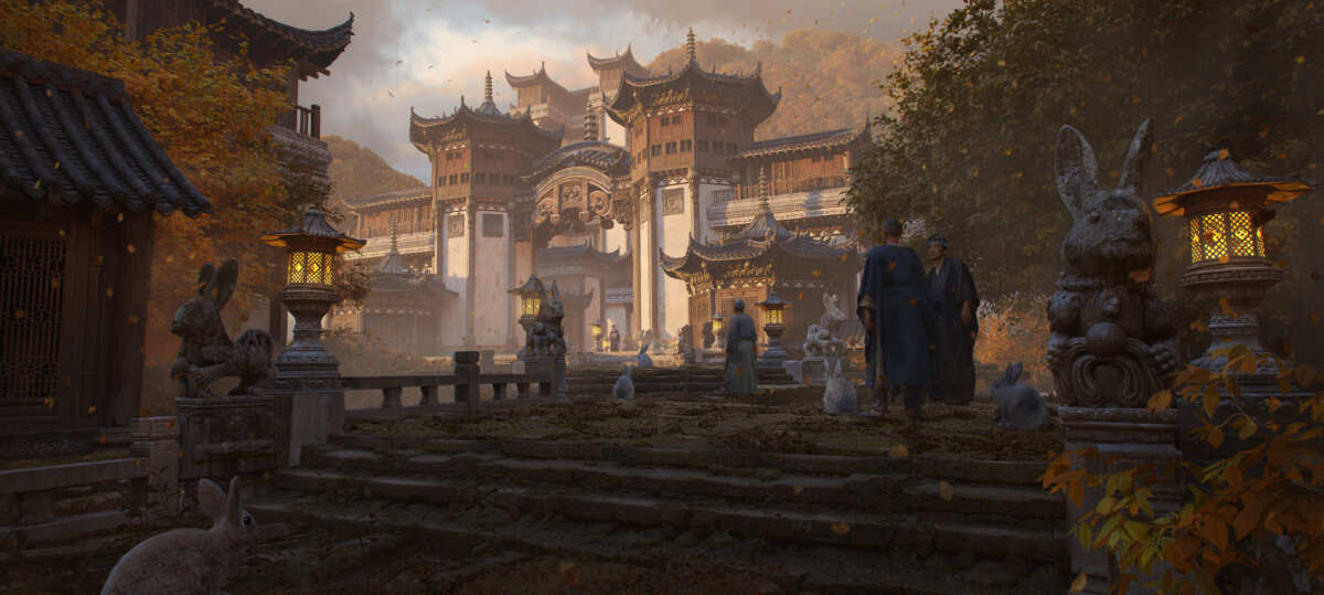 古风建筑秋日壁纸
