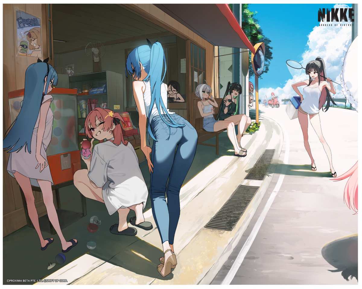 夏日校园风情