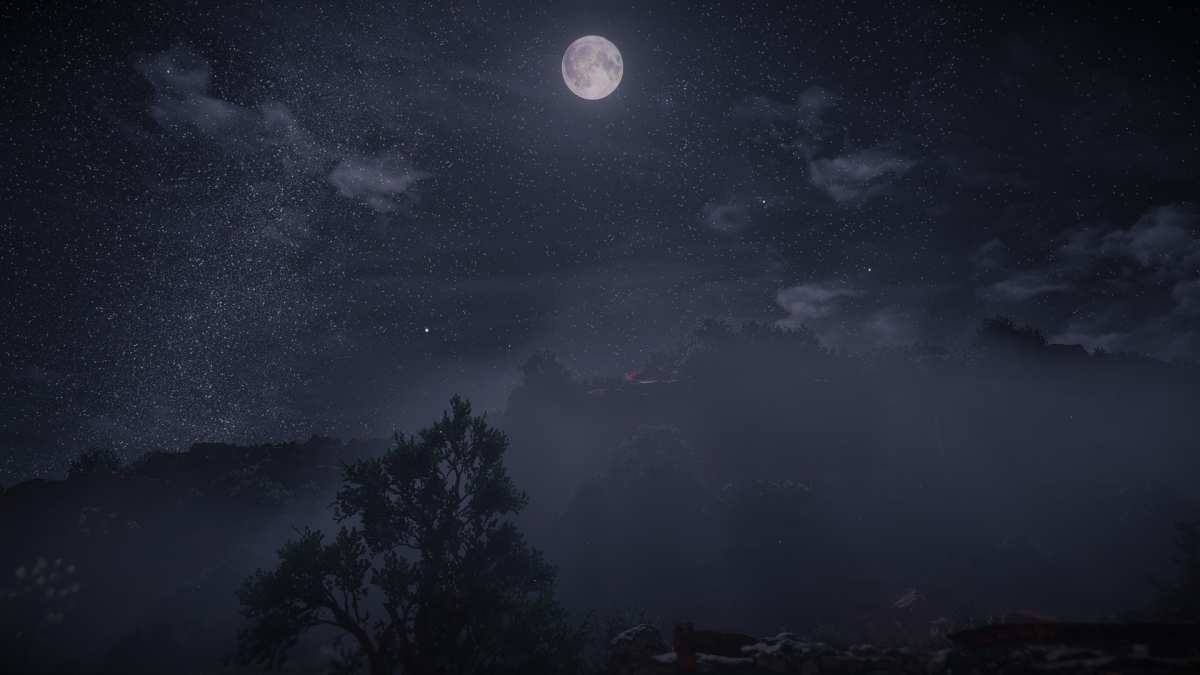 夜空下的宁静