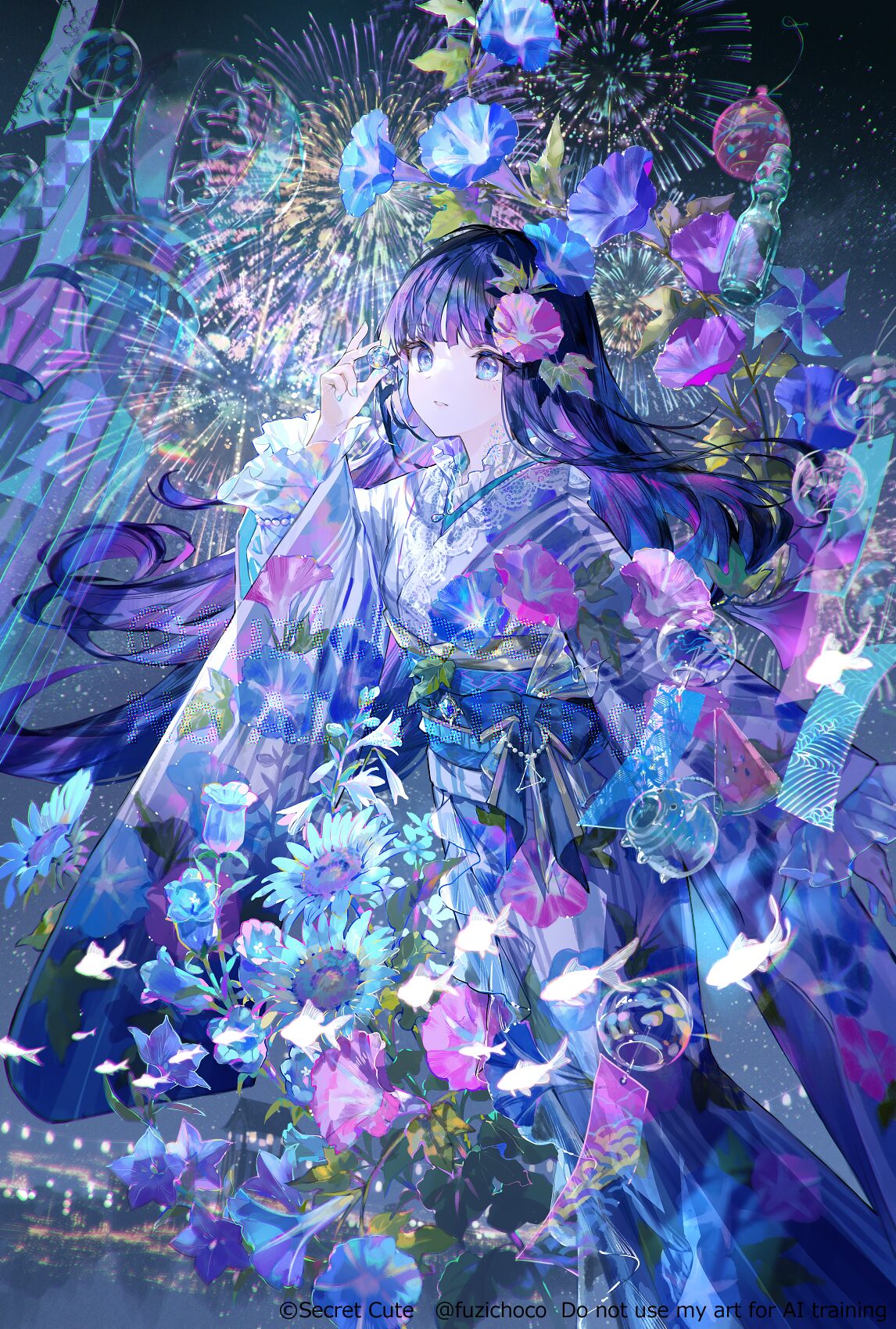 烟花下的花姬