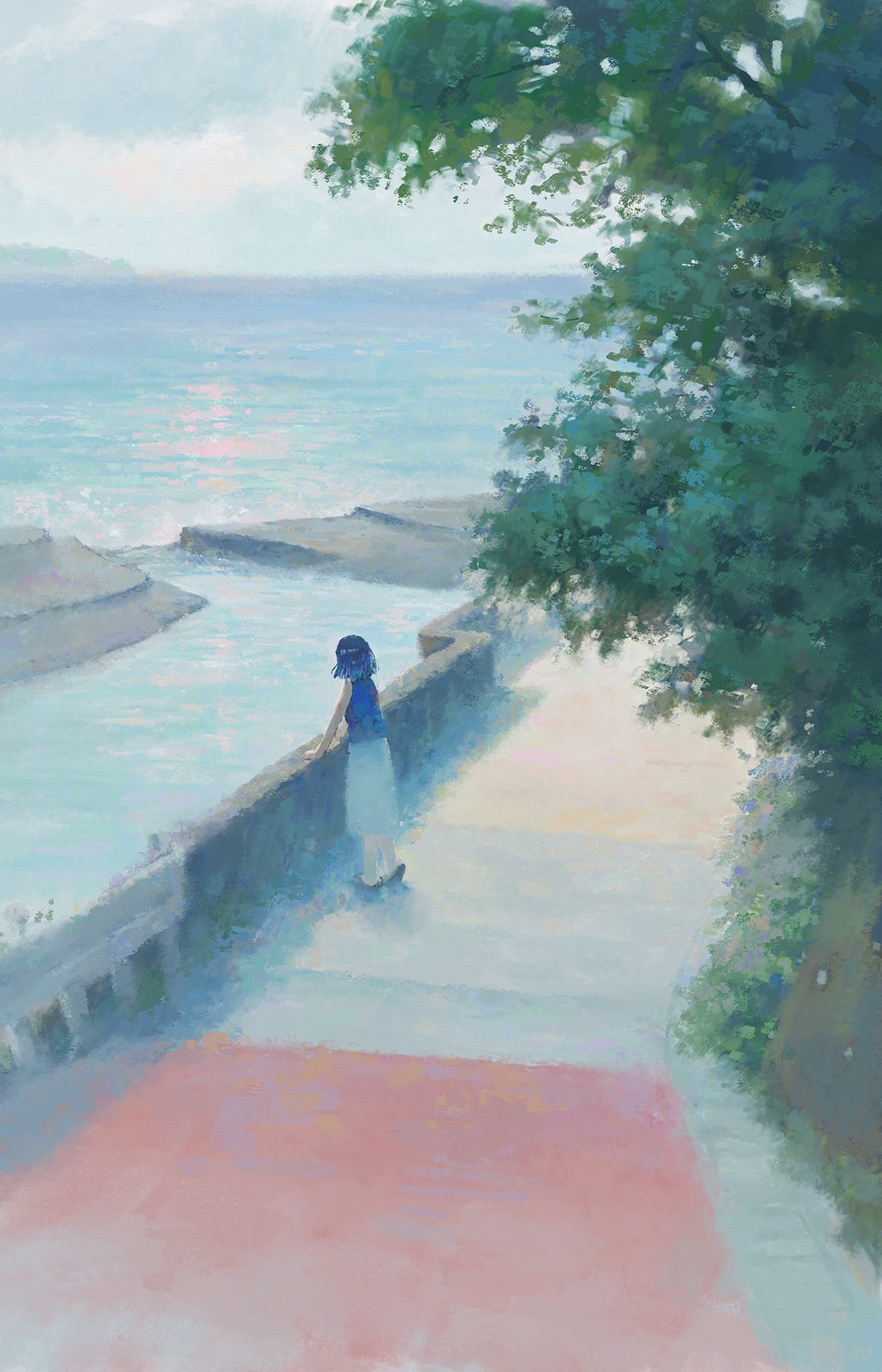 海边的宁静时光