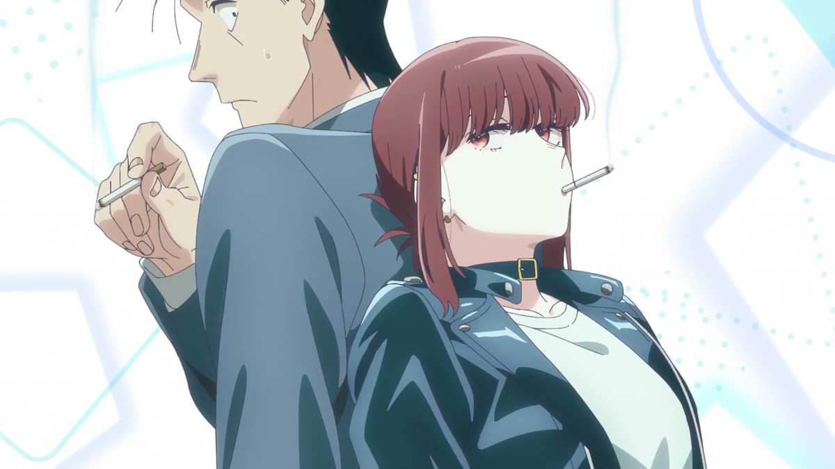 背靠背的动漫情侣