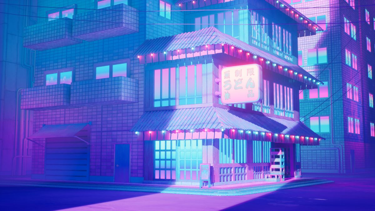 霓虹都市夜景