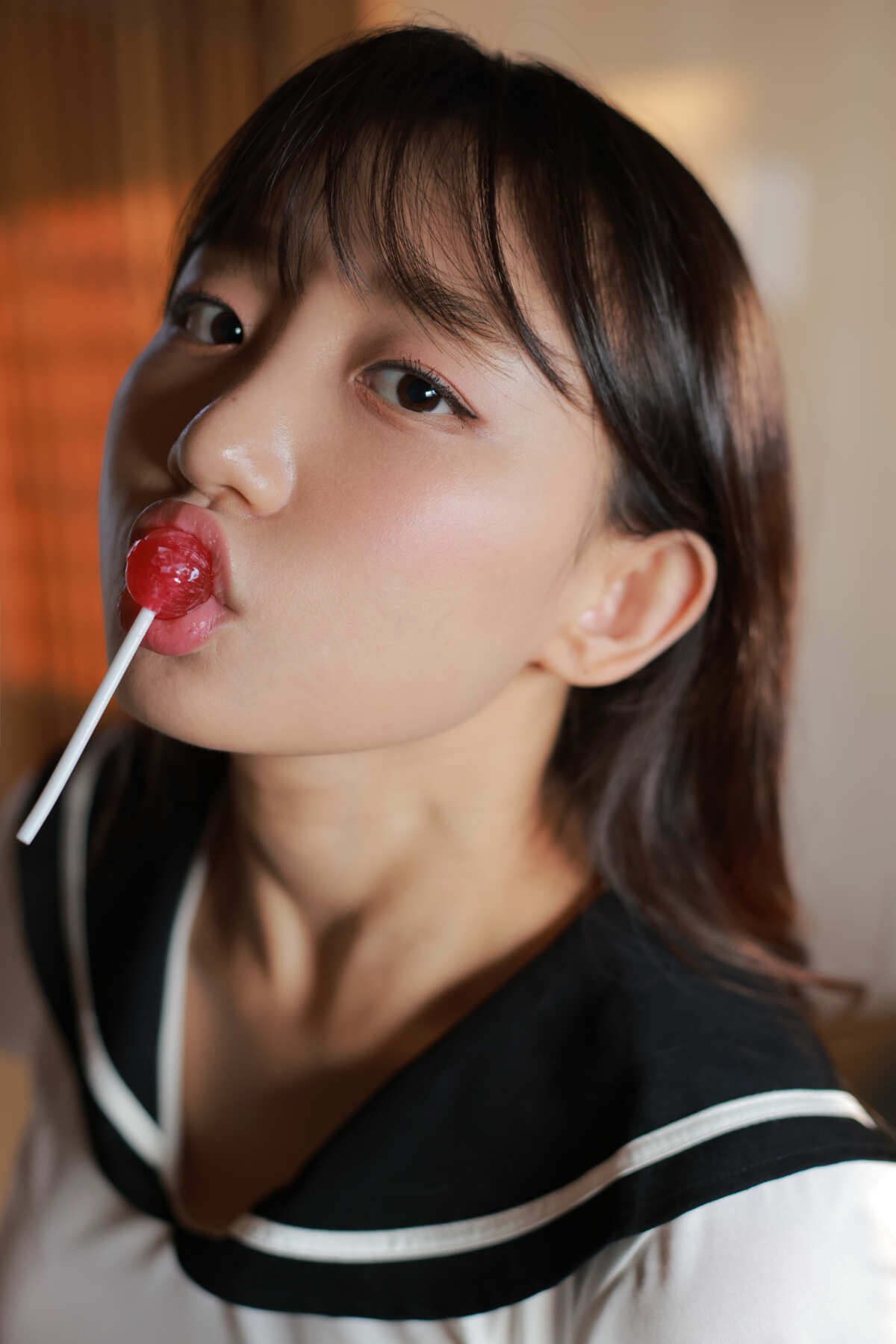 甜美的校园风情