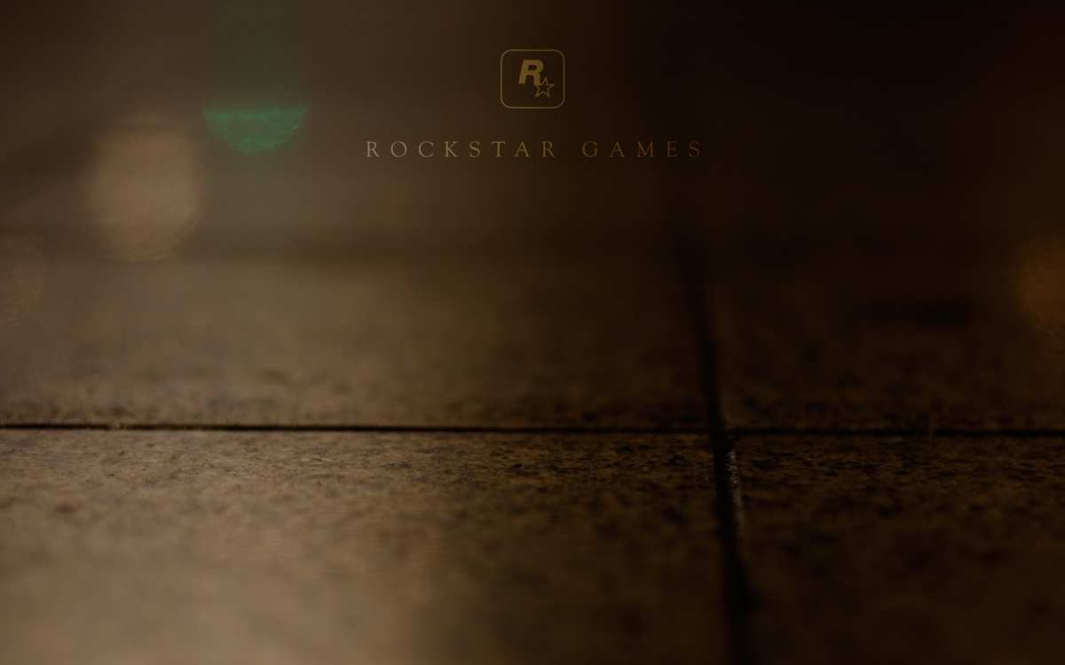 R星游戏标志瓷砖近景