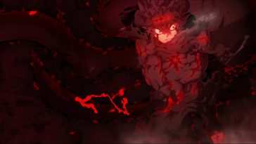 黑 Clover 动态壁纸：Asta 恶魔愤怒