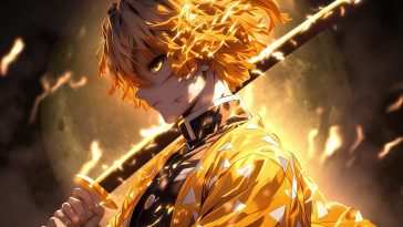 《鬼灭之刃》Zenitsu动态壁纸