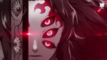 《鬼灭之刃》 Kokushibou 月之呼吸 动态壁纸