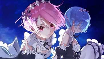 《Re:Zero》动态壁纸：双胞胎姐妹Ram与Rem