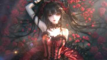 Kurumi 水中躺卧 动态壁纸