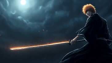 Ichigo Blazing Katana动态壁纸