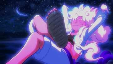 One Piece 动漫动态壁纸：路飞Gear 5星空