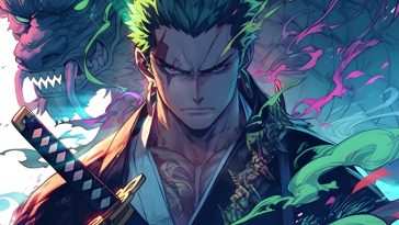 One Piece 动态壁纸：Zoro龙之剑