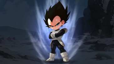 《龙珠》动态壁纸：Vegeta迷你龙形象