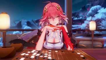 长丽下棋动态壁纸
