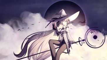 动漫女孩巫师动态壁纸