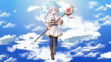 Frieren 动态壁纸：星空之旅