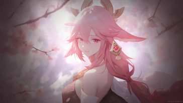 樱花主题动态壁纸《原神》Yae Miko