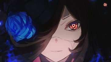 动态壁纸： Uma Musume 精美雨中 shower Mangekyou Sharingan