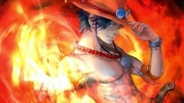 动漫动态壁纸：火拳 Ace 帽子 One Piece
