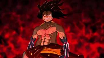 One Piece 动漫动态壁纸：路飞四档蛇人