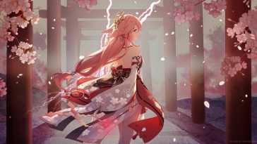 樱花动漫动态壁纸 Genshin Impact