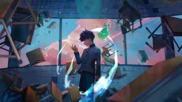 动漫动态壁纸：Mob Psycho 100教室爆发
