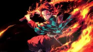 《鬼灭之刃》Tanjiro Hinokami Kagura 动态壁纸