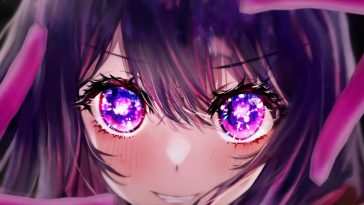 动漫动态壁纸：Ai Hoshino V Sign Oshi No Ko