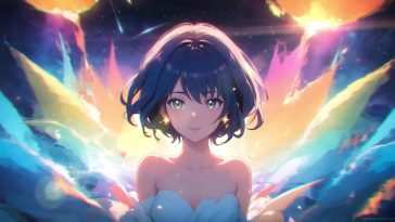 多彩梦幻女孩动态壁纸