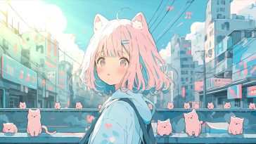 猫咪动漫动态壁纸