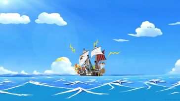 One Piece 海上 Thousand Sunny 动态壁纸