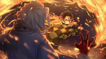 《鬼灭之刃》Tanjiro vs Rui 动态壁纸