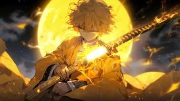 《鬼灭之刃》Zenitsu动态壁纸