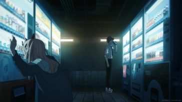 Power And Denji Vending Machine Chainsaw Man Live Wallpaper