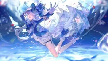 《原神》水下游泳福瑞娜动态壁纸
